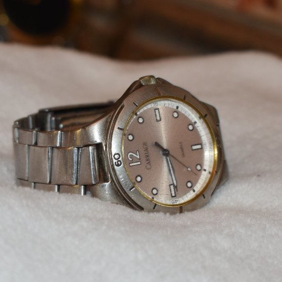 Vintage Timex Carriage Quartz Watch Silver/Silver - Picture 4 of 13